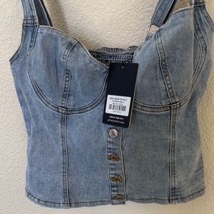 Denim Blue Women's Top